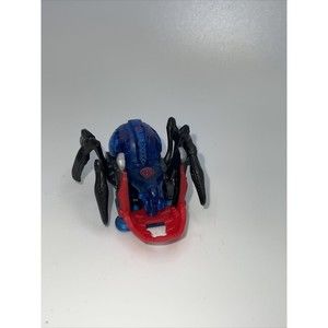 Marvel Hasbro Spiderman Spider Wars Attack Battle Pullback Car Toy 2013 Blu/Red